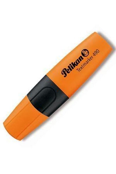Pelikan Teks Marker 490 Turuncu