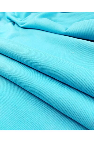 Kumaş Parça Albastru deschis Lățimea nervurilor: 90 cm