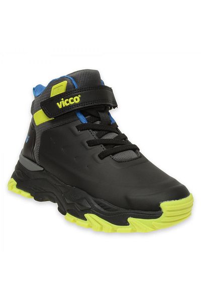 Vicco 869.f24k472 Agora Filet Trekking Μαύρο-άσπρο παιδικές μπότες
