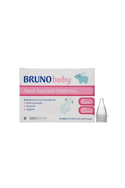 Bruno Baby Nazal Aspiratör Yedek Uç 10lu
