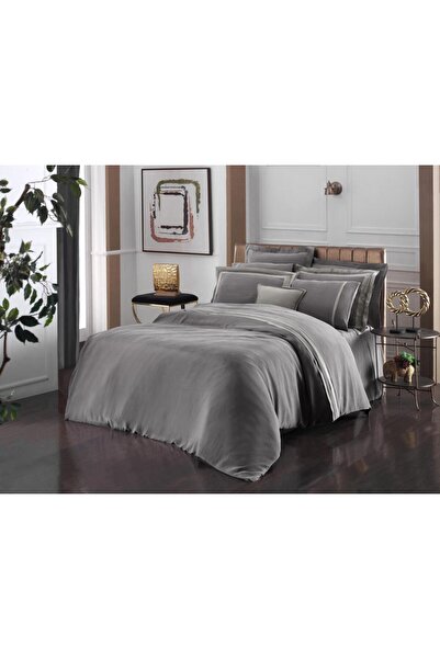 Sarev Kımera Cupro Vegan Ipek Çift Kişilik Nevresim Takımı Lila