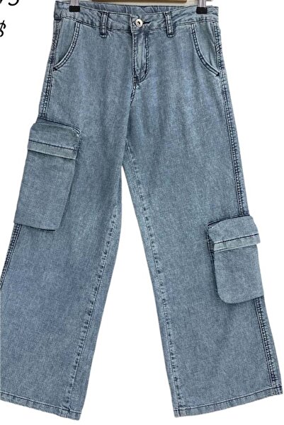 Çikoby Girl's Jeans Blue