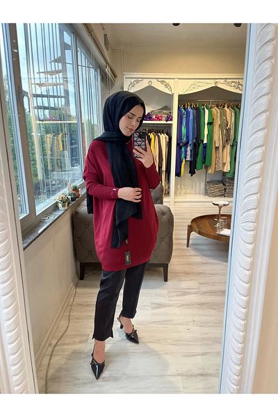 Invee Claret Red INVEE 6923 Tunic