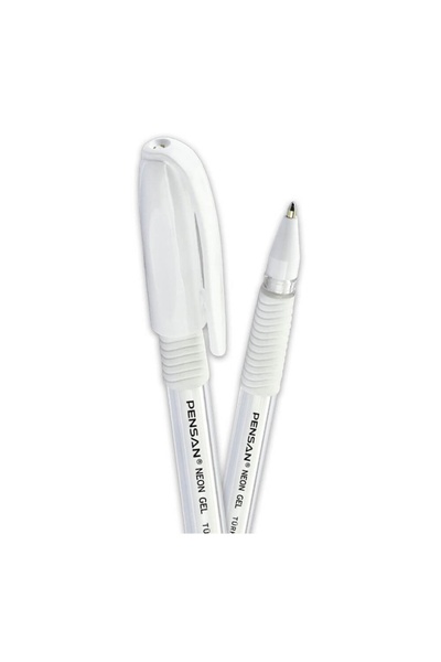 Pensan NEON JEL KALEM 1mm BEYAZ