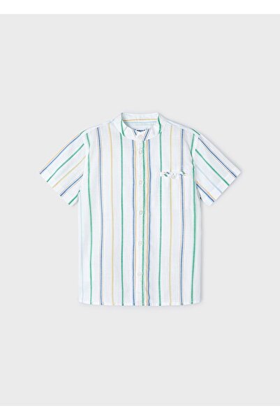 MAYORAL Erkek çocuk Kısa Kollu Gömlek Beyaz