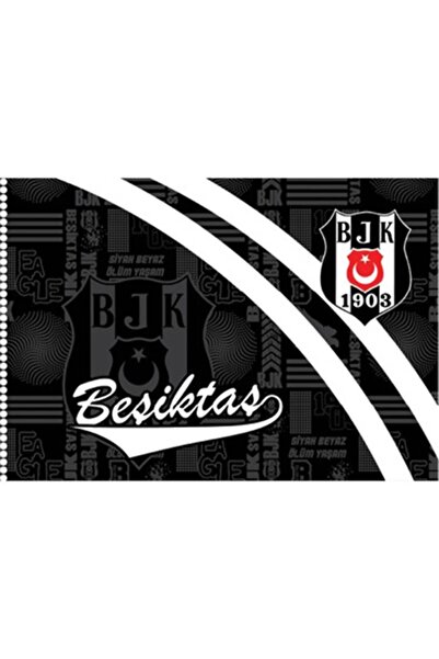 Beşiktaş Tmn Spiralli Karton Kapak 17x24 Resim Defteri 15 Yp. 463