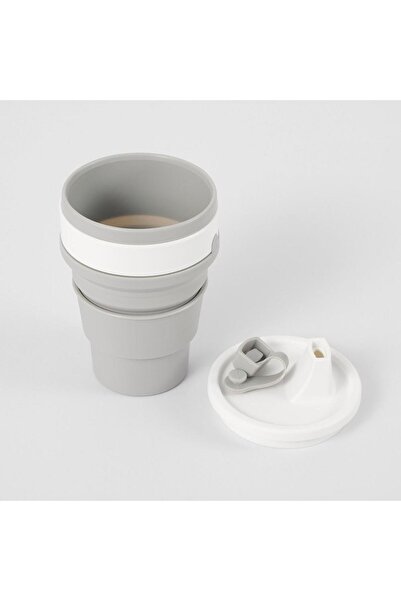 IKEA Grey-White 350ml Foldable Frukostmal Travel Cup -30479797