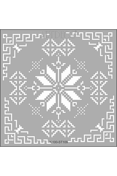 Artdeco Stencil 30x30cm Etamin-1 109