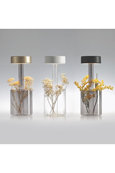 Özcan Aydınlatma Özcan Aydınlatma 3018-19 Vase Masa Lambası Siyah