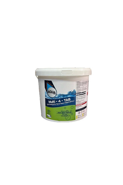 Aqua Pro Havuzavm-aquapro Multı 4 Fonksiyontablet Klor 200 Gr. 5 Kg