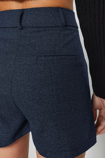 Trendyol Collection Sötétkék szőtt rövidnadrág - normál szabású Twoaw24sr00060