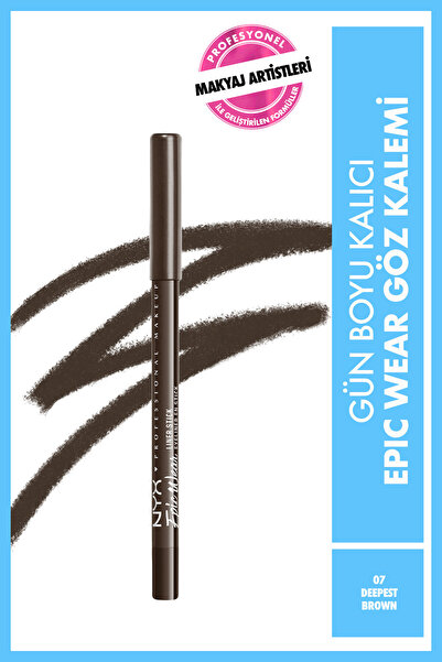 NYX Professional Makeup Epic Wear Liner Sticks Göz Kalemi - Deepest Brown - K...
