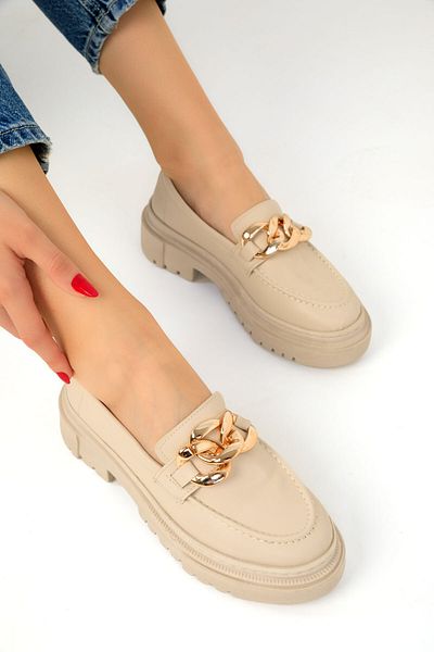 SOHO Beige Freizeitschuhe für Damen 17485