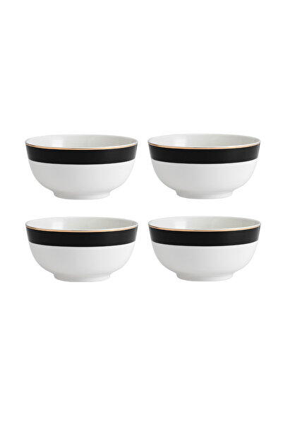 MIKASA MKLDBOWLPK4 Luxe Deco Fine China 4lü 14cm Mısır Kasesi Seti