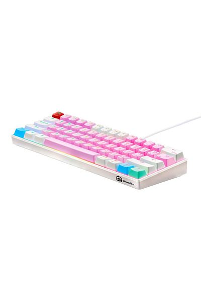 Gamertek لوحة مفاتيح الألعاب GK60 Mini Pro - Cotton Candy