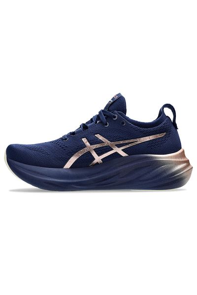 Asics Gel-Nimbus 26 Platinum Women's Blue Running Shoes 1012B740-400
