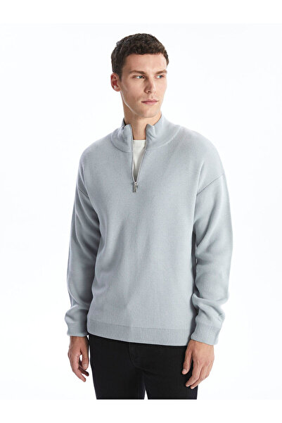 LC Waikiki Ανδρικό πλεκτό πουλόβερ με μακρυμάνικο γιακά - W4bc50z8