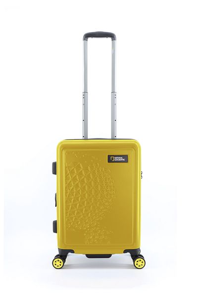 NATIONAL GEOGRAPHIC Globe Small Cabin Luggage Suitcase Yellow