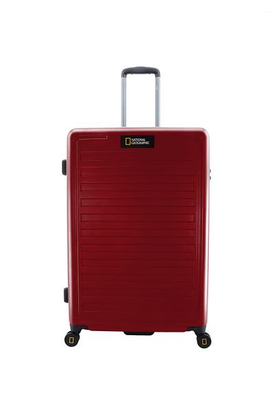 NATIONAL GEOGRAPHIC Cruise Luggage Trolley Large Check-In Burgundy