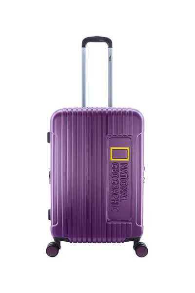 NATIONAL GEOGRAPHIC Canyon Luggage Trolley Medium Check-In  Metallic Purple