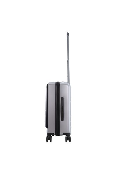 Discovery Patrol 20" Carry-On, TSA Lock, Front Laptop, 4 Double Wheels, Silver