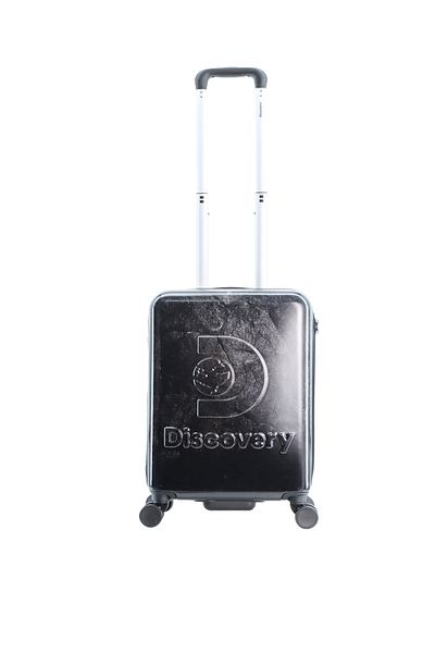 Discovery Stone ABS Carry-On, TSA Lock, 4 Double Wheels, 20 Inch Black