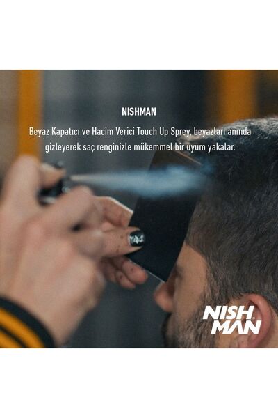 NISHMAN Hair Magic Retouch Saç Dibi Kapatıcı - Koyu Kahverengi 100 ml