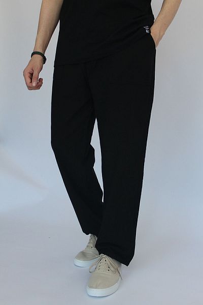 nobility jean Unisex Summer Linen Trousers with Elastic Waist Comfortable Fit Cotton Cool-Keeping Linen Trousers