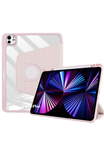 UnDePlus Apple Ipad Pro 11 3. 4. Nesil Kılıf Termik Kalem Bölmeli Dönebilen Standlı Kılıf A2435 A2759 A2761-6