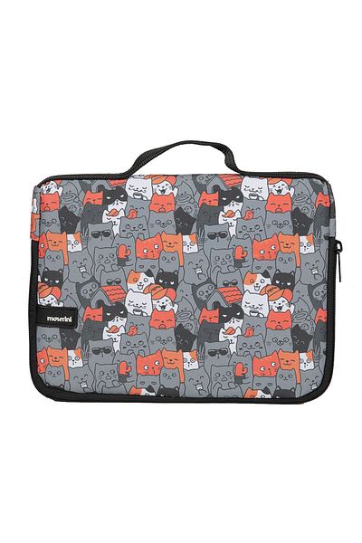 Moserini Samsung Galaxy Tab S9+ / S9 Fe+ / S7 Fe - 12.4" Wi-Fi Smart Slim Patterned Tablet Case - Catlantis