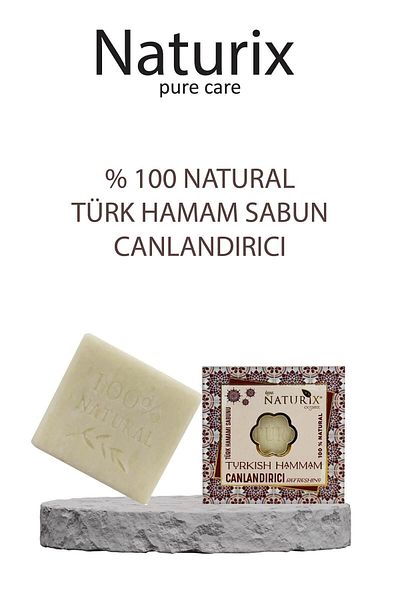 Naturix Turkish Bath Soap 125 Gr |   Deep Cleansing, Purifying and Natural Skin Care Soap