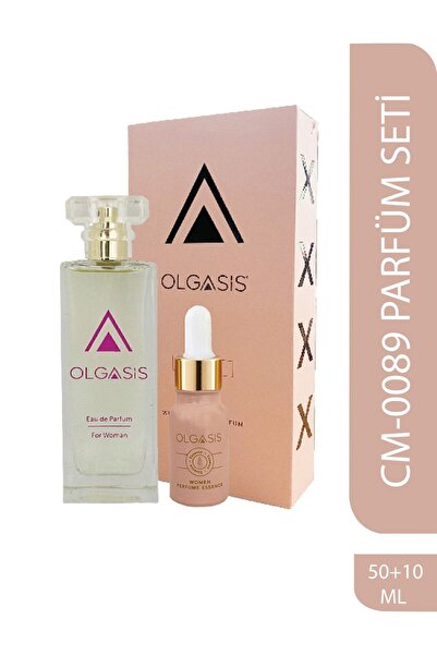 Olgasis Cm-0089 Gül Ve Yasemin Kadın Parfümü 50 Ml Edp + 10ml Saf Konsantre Parfüm Esansı Alkolsüz