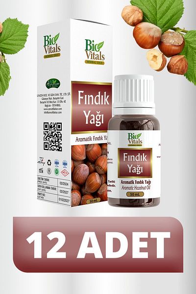 Bio Vitals 50 ml Hazelnut Oil - 12 PCS-Box