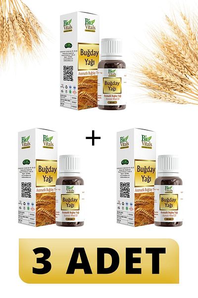 Bio Vitals 20 ml Wheat Oil - 3 PCS