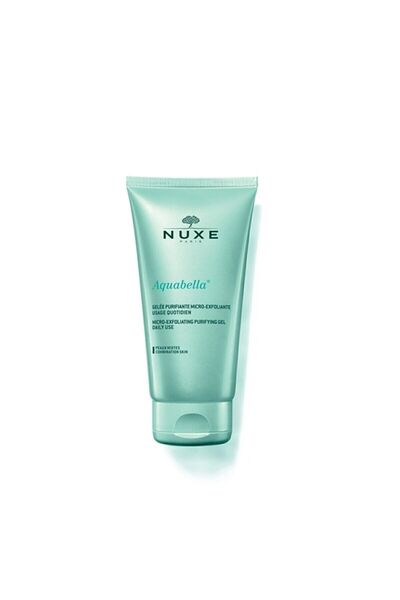 Nuxe جل منقي أكوابيلا 150 مل - للاستخدام اليومي، حبيبات دقيقة
