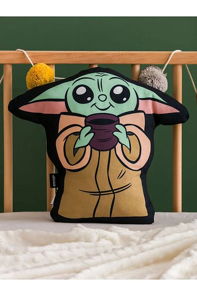 LC Waikiki Lcw Home 34 Cm Star Wars Printed Rabbit Baby Plush Filled Throw Pillow