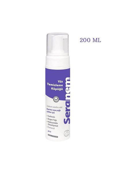 Seranem Facial Cleansing Foam for Combination and Oily Skin 200ml