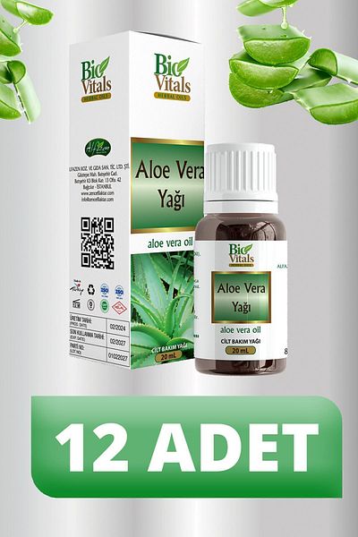 Bio Vitals 20 ml Aloe Vera Oil - 12 PCS-Box