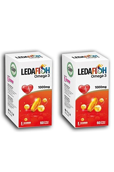 LedaPharma Ledafish Omega 3 1000mg 60 Softjel Kapsül X2 Adet