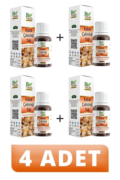 Bio Vitals 50 ml Pumpkin Seed Oil - 4 PCS