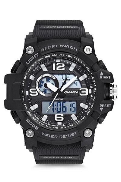Carrera SPOR SİYAH DİJİTAL KOL SAATİ CRR-M12SK83-AD01
