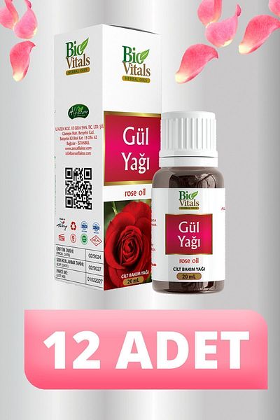 Bio Vitals 20 ml Rose Oil - 12 PCS-Box