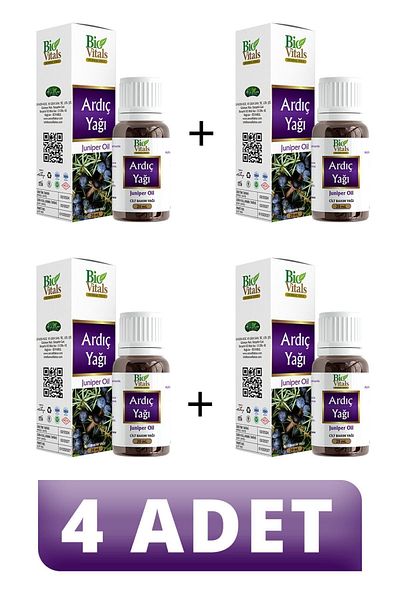 Bio Vitals 20 ml Juniper Oil - 4 PCS