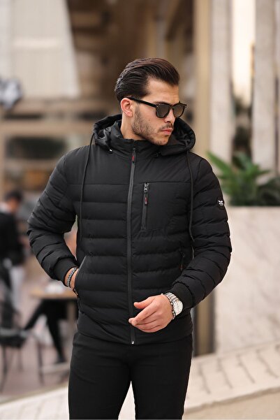 KOCCI New Season Αποσπώμενο χειμερινό μπουφάν με κουκούλα, ανθεκτικό στο νερό και τον αέρα