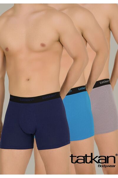 TATKAN BODYWEAR Tatkan - 3'lü Penye Modal Erkek Boxershort