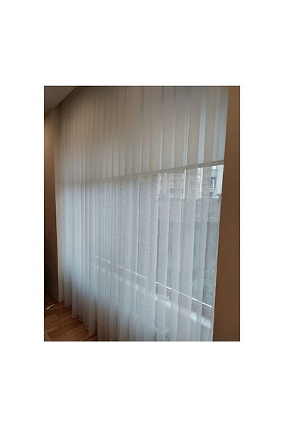 Taç Leaded Dreamer Plain Tulle Skirt - Tight Pleated Long Tulle Curtain