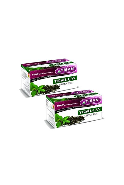 Tisan شاي أخضر شاي أعشاب 20 كيس فلتر × 2 قطعة