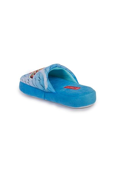 Flyingsteps Papuci de interior pentru femei de iarnă albastră