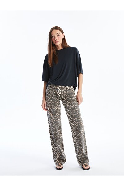 Dexia Pau - Anthracite Oversize Modal T-Shirt