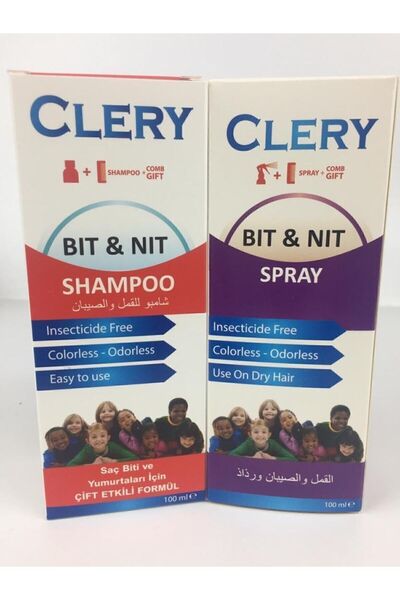 Clery Bıt&sirke Şampuan/sprey 2li Set